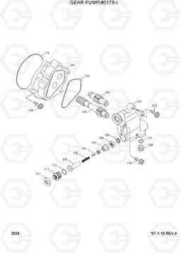 2024 GEAR PUMP(#0178-) R130LC-3, Hyundai