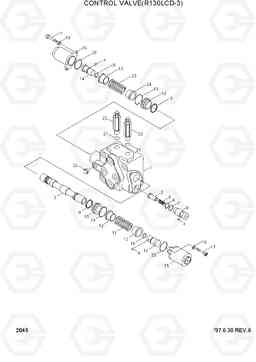 2045 CONTROL VALVE(R130LCD-3) R130LC-3, Hyundai