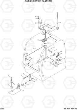 3030 CAB ELECTRIC 1(-#0927) R130LC-3, Hyundai