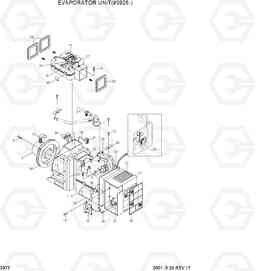 3073 EVAPORATOR UNIT(#0928-) R130LC-3, Hyundai