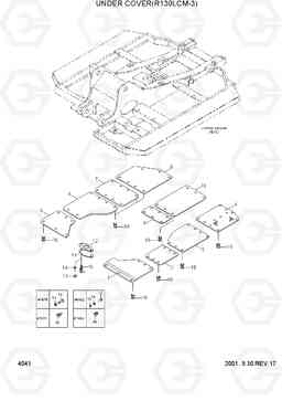 4041 UNDER COVER(R130LCM-3) R130LC-3, Hyundai