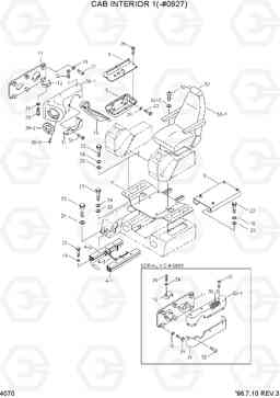 4070 CAB INTERIOR 1(-#0927) R130LC-3, Hyundai