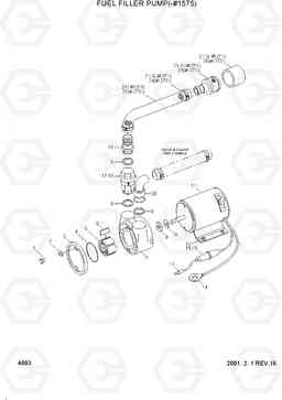 4083 FUEL FILLER PUMP(-#1575) R130LC-3, Hyundai