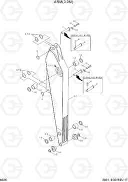 6026 ARM(3.0M) R130LC-3, Hyundai