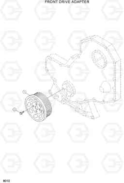 8010 FRONT DRIVE ADAPTER R130LC-3, Hyundai