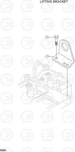 8290 LIFTING BRACKET R130LC-3, Hyundai