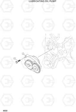 8330 LUBRICATING OIL PUMP R130LC-3, Hyundai