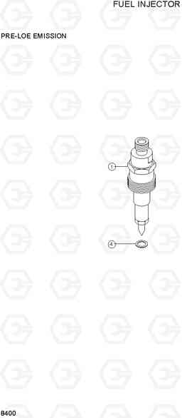 8400 FUEL INJECTOR R130LC-3, Hyundai