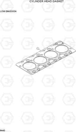 8440 CYLINDER HEAD GASKET R130LC-3, Hyundai