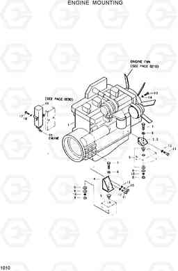 1010 ENGINE MOUNTING R130W, Hyundai