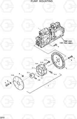 2010 PUMP MOUNTING R130W, Hyundai