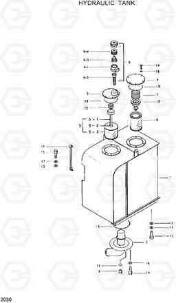 2030 HYDRAULIC TANK R130W, Hyundai