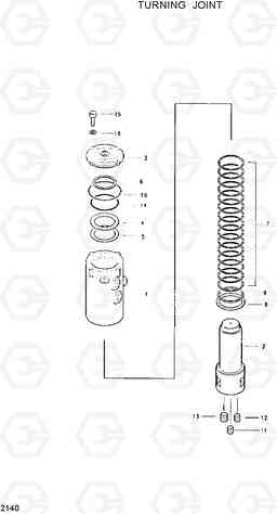 2140 TURNING JOINT R130W, Hyundai