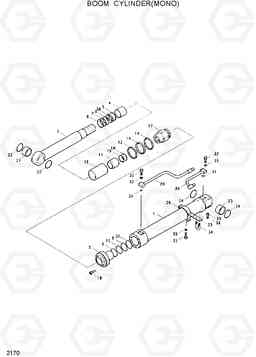 2170 BOOM CYLINDER(MONO) R130W, Hyundai