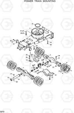 3010 POWER TRAIN MOUNTING R130W, Hyundai