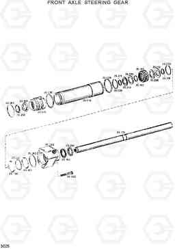 3025 FRONT AXLE STEERING GEAR R130W, Hyundai