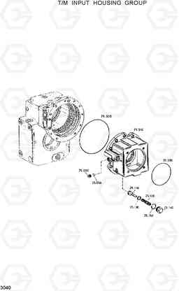 3040 T/M INPUT HOUSING GROUP R130W, Hyundai