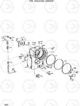 3042 T/M HOUSING GROUP R130W, Hyundai