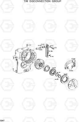 3047 T/M DISCONNECTION GROUP R130W, Hyundai