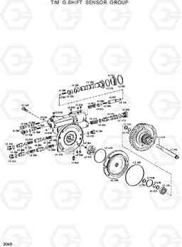 3049 T/M GEAR SHIFT SENSOR GROUP R130W, Hyundai