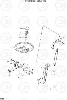 4010 STEERING COLUMN R130W, Hyundai