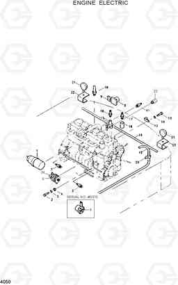 4050 ENGINE ELECTRIC R130W, Hyundai