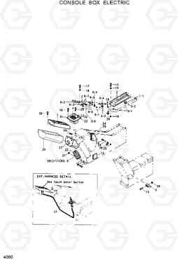 4060 CONSOLE BOX ELECTRIC R130W, Hyundai