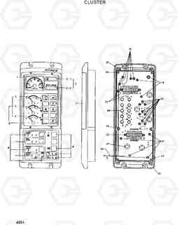 4061 CLUSTER R130W, Hyundai