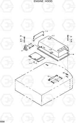 5030 ENGINE HOOD R130W, Hyundai