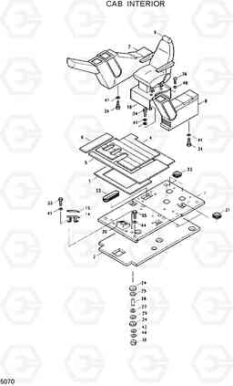 5070 CAB INTERIOR R130W, Hyundai