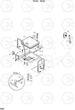 5080 TOOL BOX R130W, Hyundai