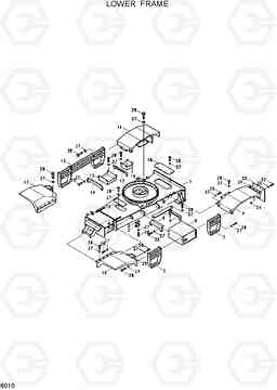 6010 LOWER FRAME R130W, Hyundai