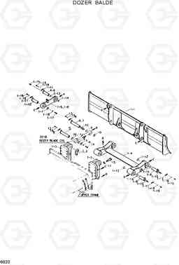 6020 DOZER BLADE R130W, Hyundai