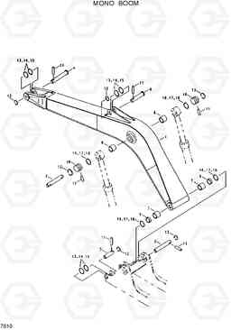 7010 MONO BOOM R130W, Hyundai