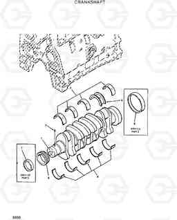 9060 CRANKSHAFT R130W, Hyundai