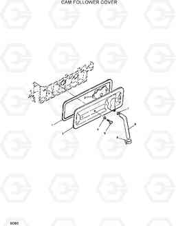 9080 CAM FOLLOWER COVER R130W, Hyundai