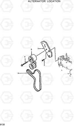 9130 ALTERNATOR LOCATION R130W, Hyundai