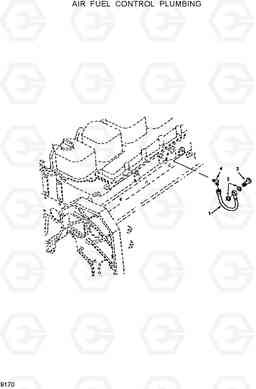 9170 AIR FUEL CONTROL PLUMBING R130W, Hyundai