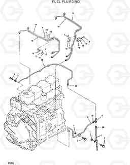 9260 FUEL PLUMBING R130W, Hyundai