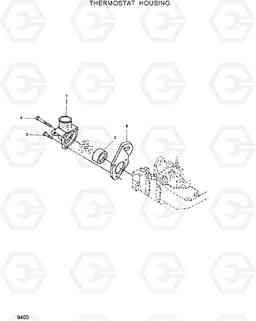 9400 THERMOSTAT HOUSING R130W, Hyundai