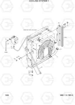 1030 COOLING SYSTEM 1 R130W-3, Hyundai