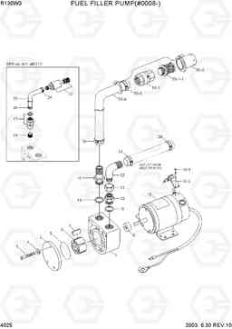 4025 FUEL FILLER PUMP(#0008-) R130W-3, Hyundai