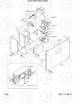 4030 ELECTRIC BOX ASSY R130W-3, Hyundai