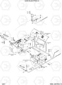 4041 CAB ELECTRIC 2 R130W-3, Hyundai