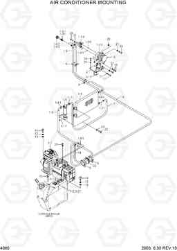 4060 AIR CONDITIONER MOUNTING R130W-3, Hyundai