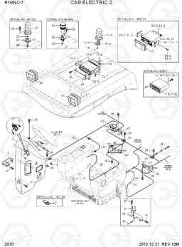 2070 CAB ELECTRIC 2 R140LC-7, Hyundai