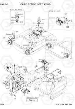 2074 CAB ELECTRIC 2(OPT, #2936-) R140LC-7, Hyundai