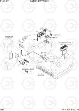 2080 CAB ELECTRIC 3 R140LC-7, Hyundai