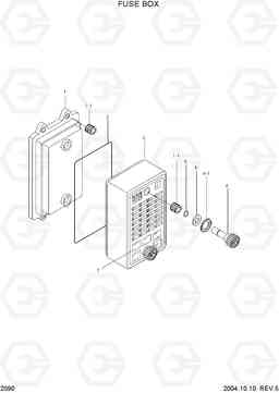 2090 FUSE BOX R140LC-7, Hyundai