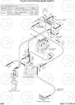 3260 PILOT HYD PIPING(BASE 4, OPT) R140LC-7, Hyundai